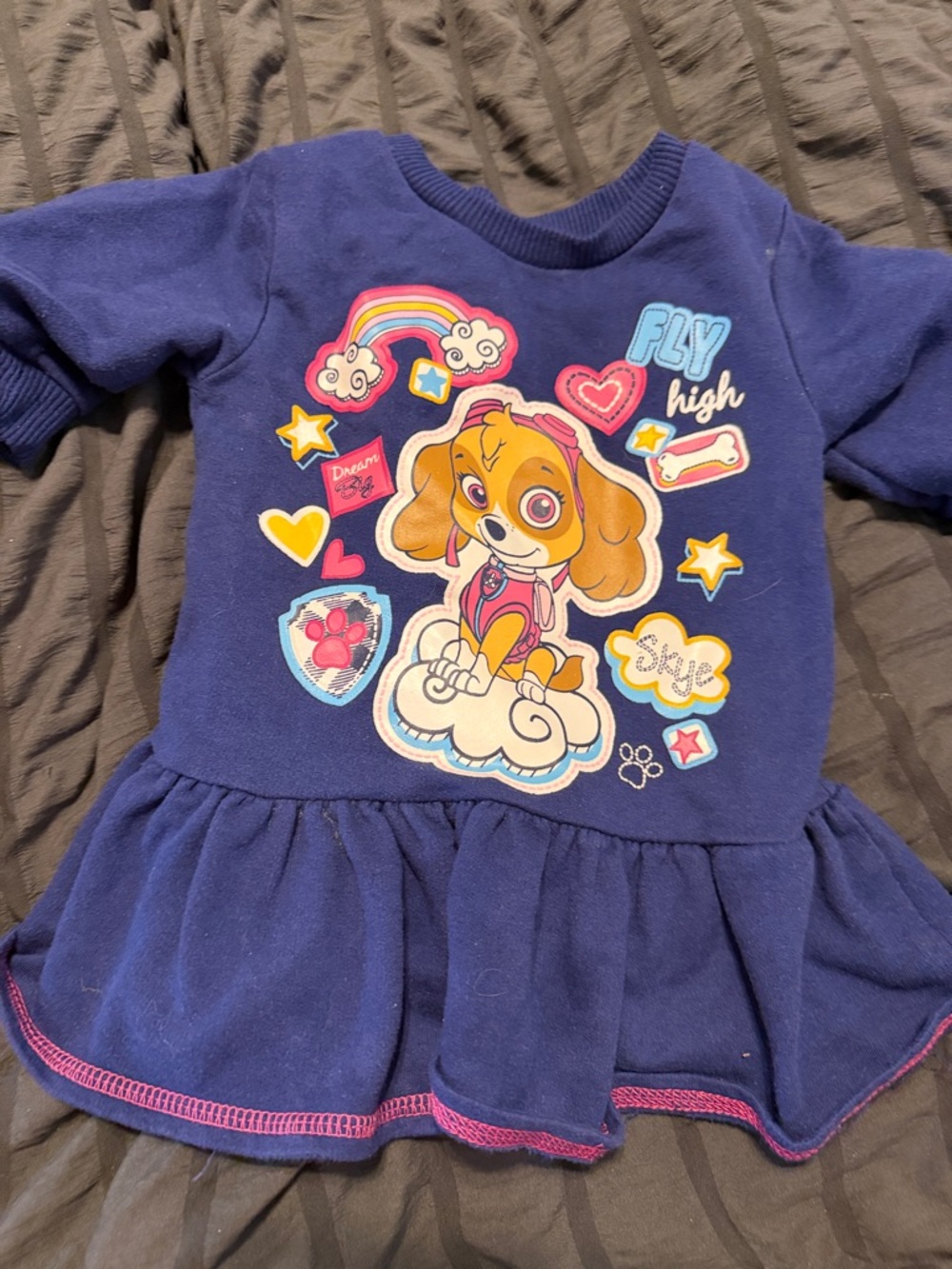 Girls Navy 'Fly High' Paw Patrol Skye Shirt